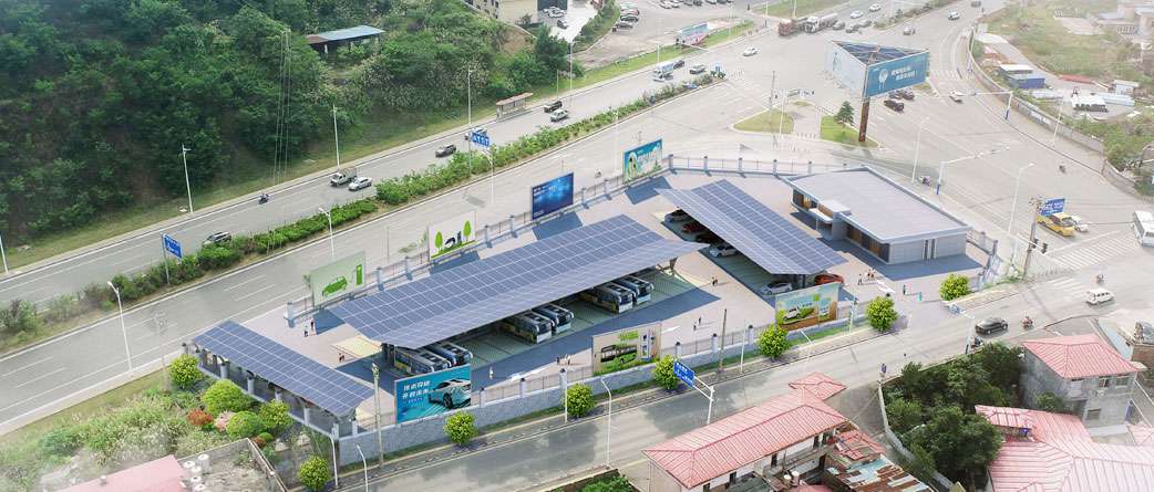 城市内公交充电站