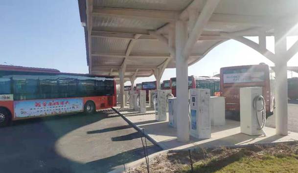 宁夏中卫高铁站直流快充桩项目案例