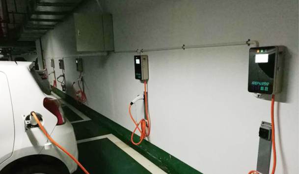 南山清华园地下停车场交流充电桩项目