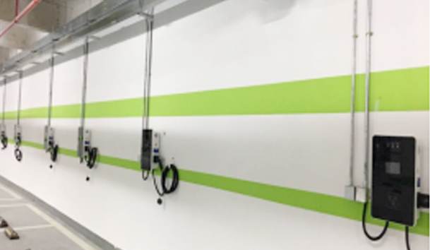 康利城充电站7KW交流桩项目案例