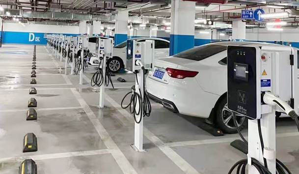 深圳勤诚达·正大城地下停车场7kw交流桩项目案例