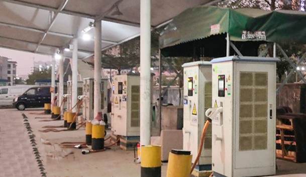 华远平湖充电站120KW充电桩项目案例