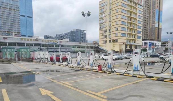 液冷超充田寮站480kw1拖六、480kw1拖8液冷充电桩项目