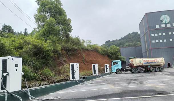 莲花县坊楼富树新能源重卡320kw充电站项目
